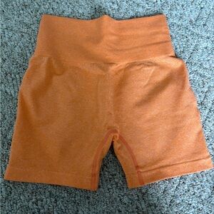 Amazon orange biker shorts